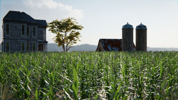Old Farm 3d Scene