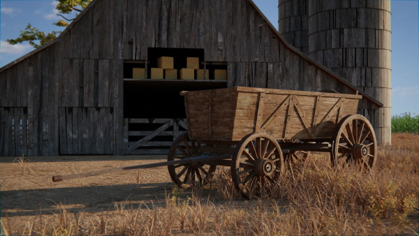 Old Farm 3d Scene
