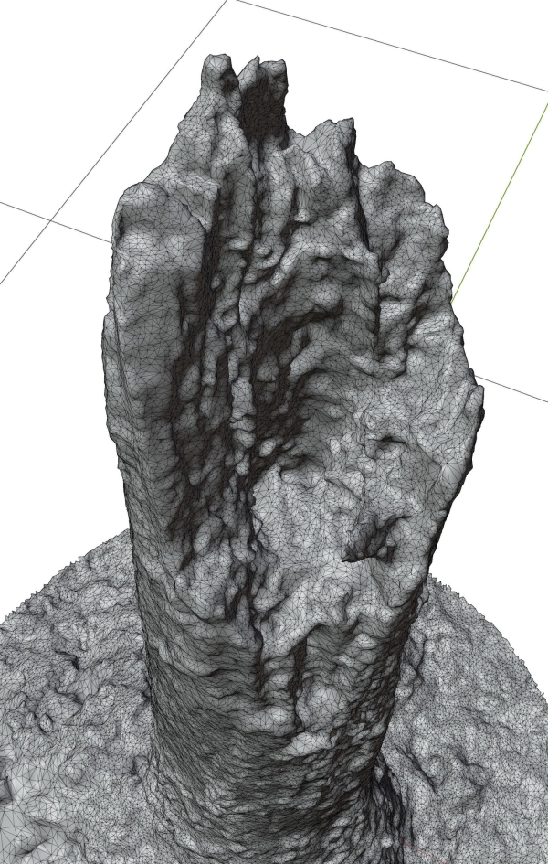 Old Putrid Stub in Swamp Photoscanned