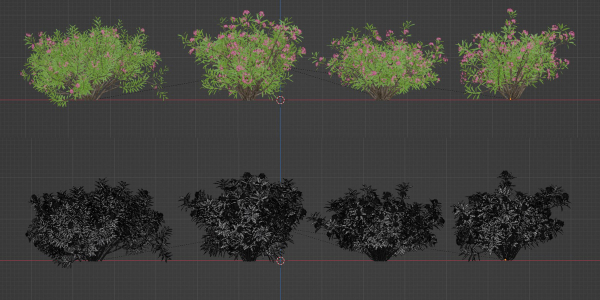Oleander collection vol 166-Blender