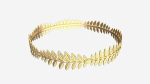 Olive Branch Headband Gold Crown