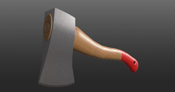 One handed axe