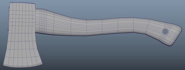One handed axe
