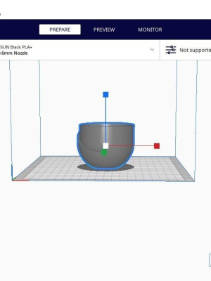 one-side-cut-planter-3d-model-obj-stl-3mf