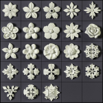 ORNAMENT BRUSHES ALPHA and 3D MODEL- VOL 01 - 02 - 03 - 04 - 05