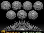 ORNAMENT BRUSHES ALPHA and 3D MODEL- VOL 01 - 02 - 03 - 04 - 05