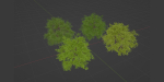 Outdoor Bushes Collection vol 89-Blender