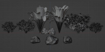 Outdoor Garden Plants Collection vol 136-Blender