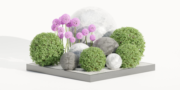 Outdoor garden set collection vol 172-Blender