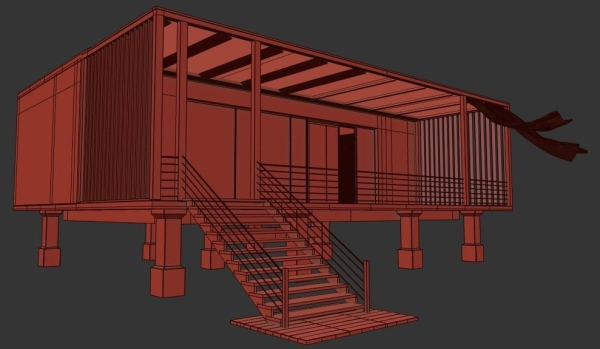 Outdoor Hotel Room