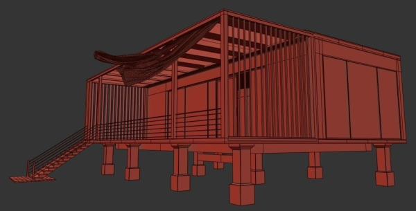 Outdoor Hotel Room