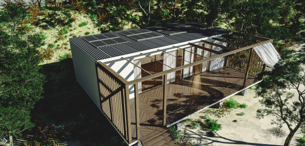 Outdoor Hotel Room