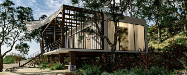 Outdoor Hotel Room