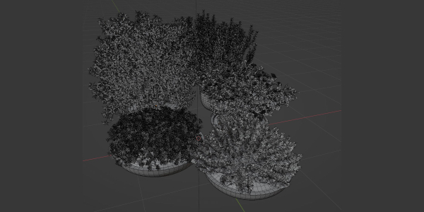 Outdoor plants collection vol 200-Blender