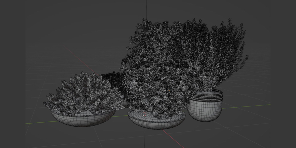 Outdoor plants collection vol 200-Blender