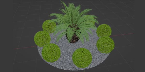 outdoor plants collection vol 24-Blender