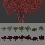 Outdoor plants Collection vol 244-3DModel
