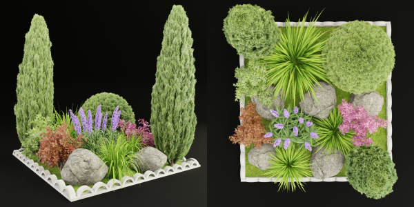 outdoor plants collection vol 27-Blender