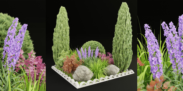 outdoor plants collection vol 27-Blender