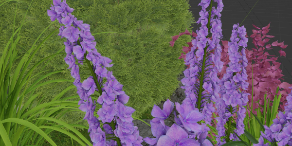 outdoor plants collection vol 27-Blender
