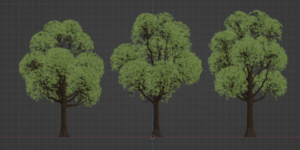 Outdoor Trees Collection vol 93-Blender