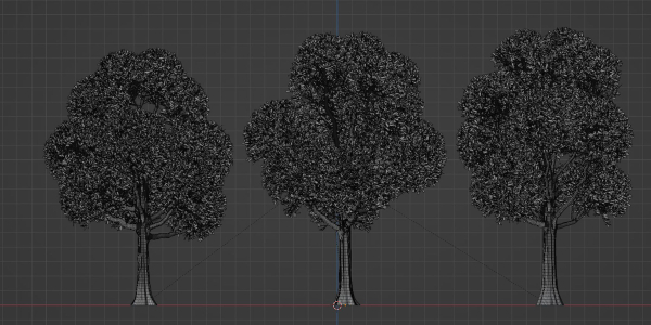 Outdoor Trees Collection vol 93-Blender