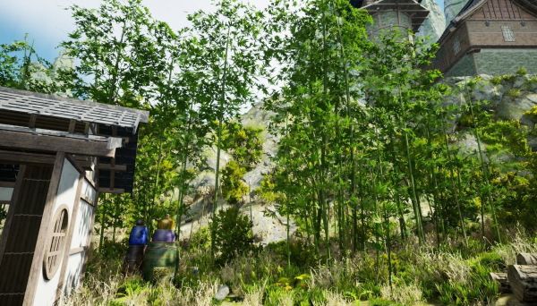 Pack - Bamboo trees - 10 models and UE4 animated material