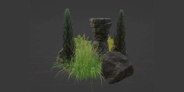 Paradise Landscape vol 95-Blender