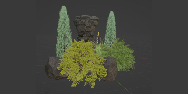 Paradise Landscape vol 95-Blender