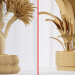 ParadiseBird and Elephantipes Gigantea Vase 08