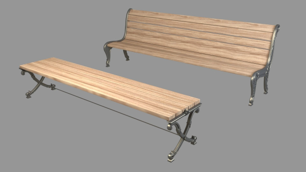 park benches