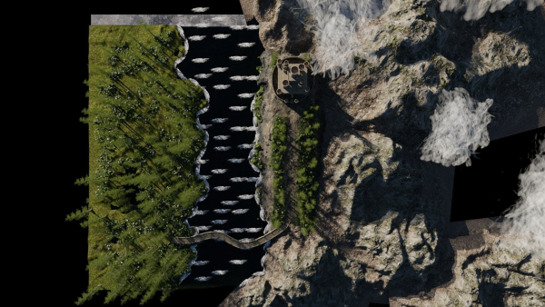 Path to Castle Scene