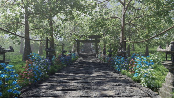 Path to Shrine Scene