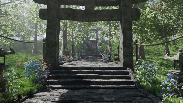 Path to Shrine Scene