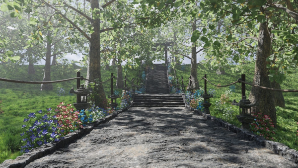 Path to Shrine Scene