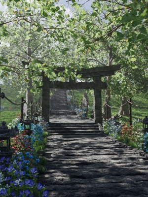 Path to Shrine Scene