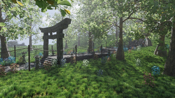 Path to Shrine Scene