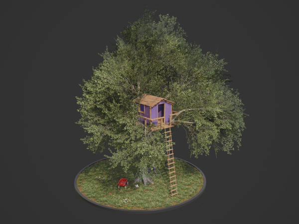 PBR Assets - Cozy Tree House