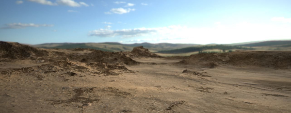 PBR Detailed DESERT Valley Landscape