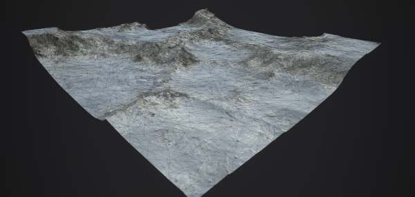 PBR Detailed DESERT Valley Landscape