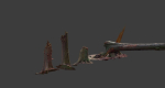 PBR Spruce Stump Broken Dead Photoscan Realistic