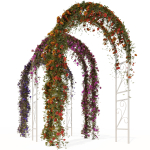 Pergola with ivy