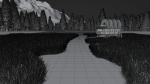 Pine Forest 3d Scene
