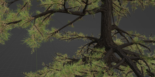 pine trees collection vol 102-Blender
