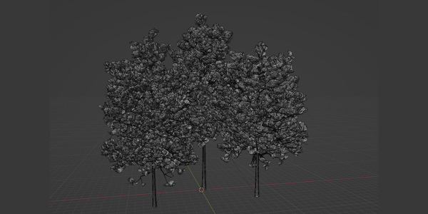 pine trees collection vol 11-Blender