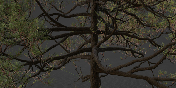 pine trees collection vol 11-Blender