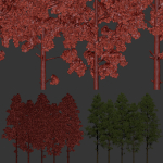 Pine trees collection vol 234