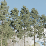 Pine trees collection vol 234-Blender