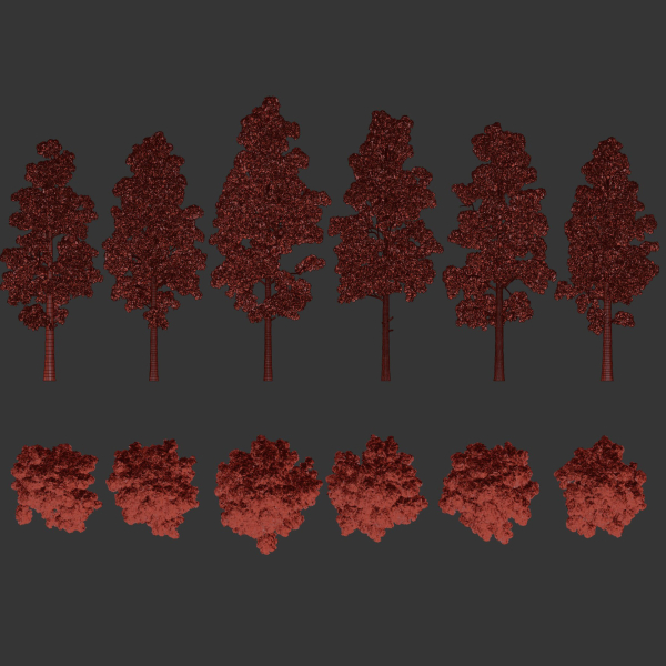 Pine trees collection vol 245