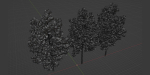 pine trees collection vol 51-Blender